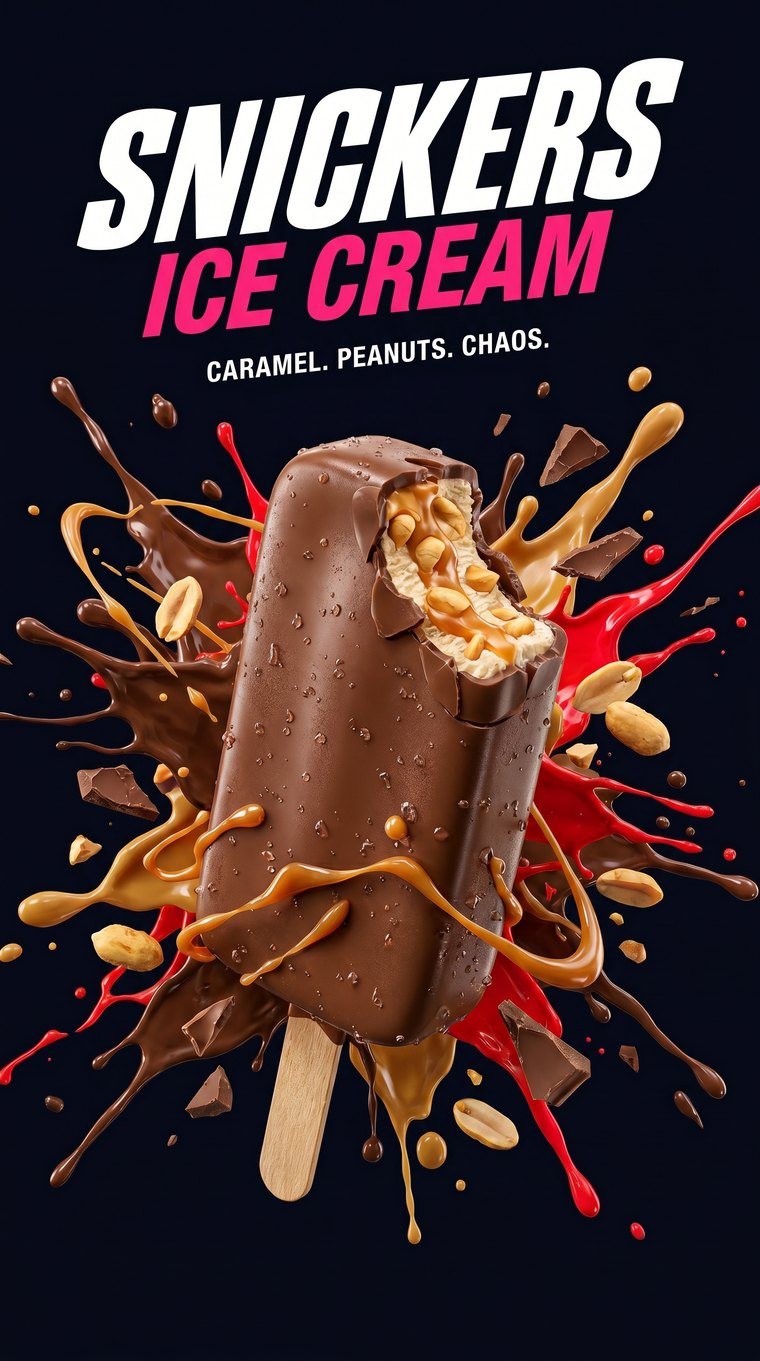 Snickers Ice Cream Bars — Mohawk Melts