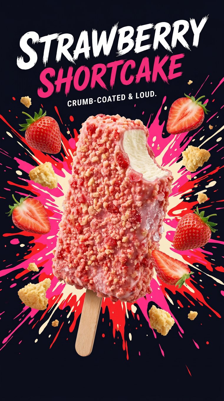 Blue Bunny Strawberry Shortcake — Mohawk Melts