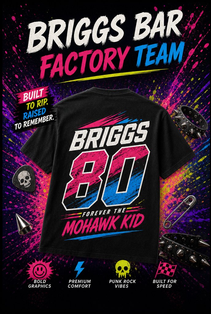 Briggs Bar Factory Team Tee